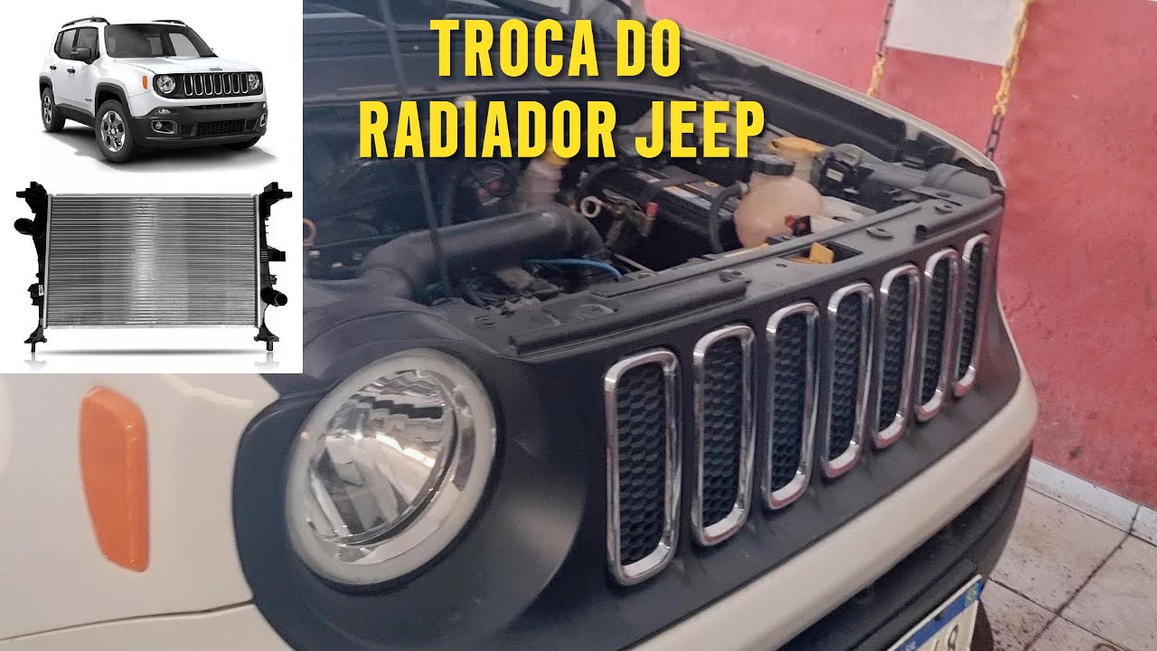Troca do radiador do Jeep Renegade!