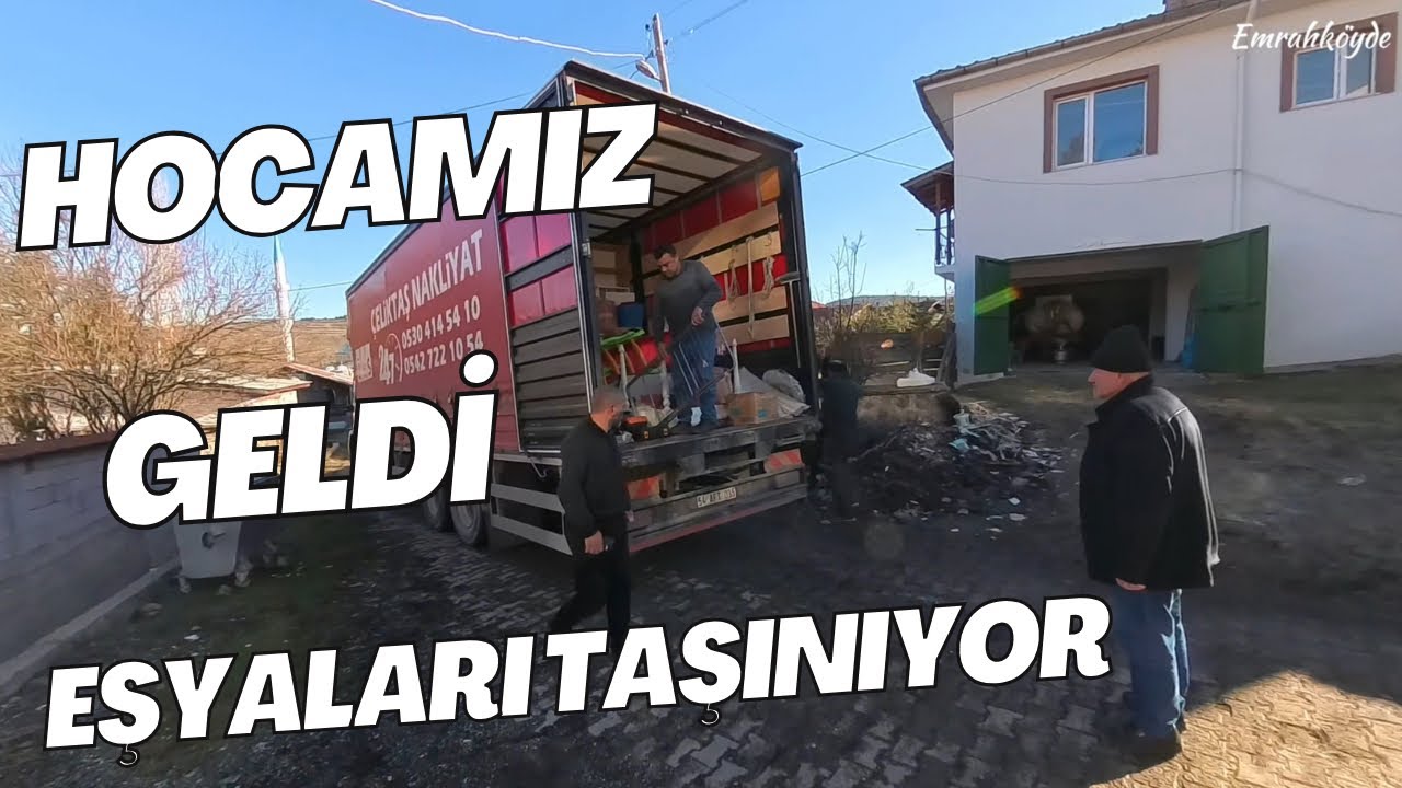 HOCAMIZ GELDİ - EŞYALARI TAŞINIYOR - KÖYÜMÜZ HOCASINA KAVUŞTU - HOŞGELMİŞ