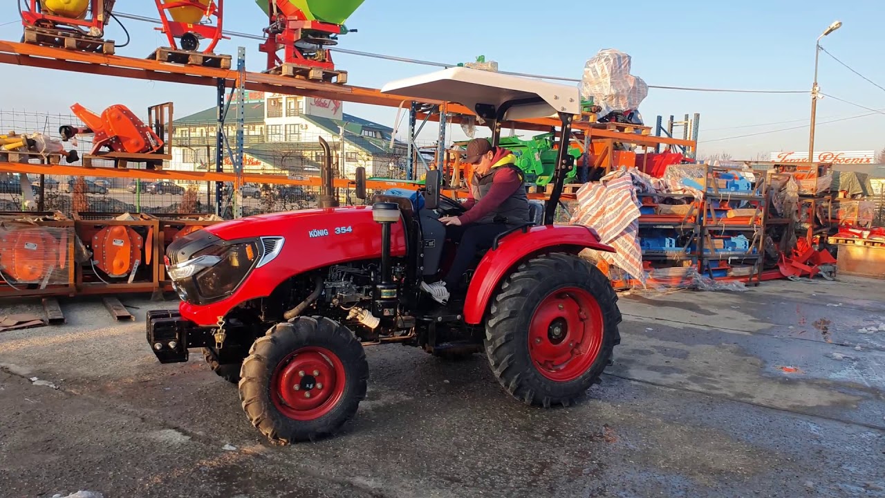 Tractor Konig Traktoren 354 35 CP 4x4 cu semicabina