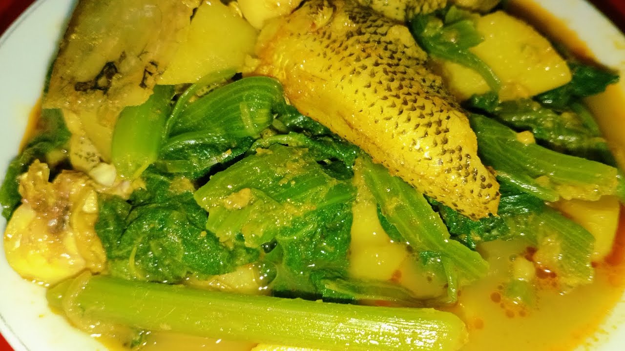 লাউ শাক দিয়ে টাকি মাছ রান্না রেসিপি 