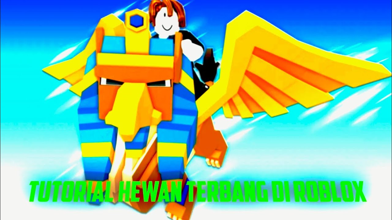 Tutorial mengendarai atau membuat hewan terbang catch & tame | roblox