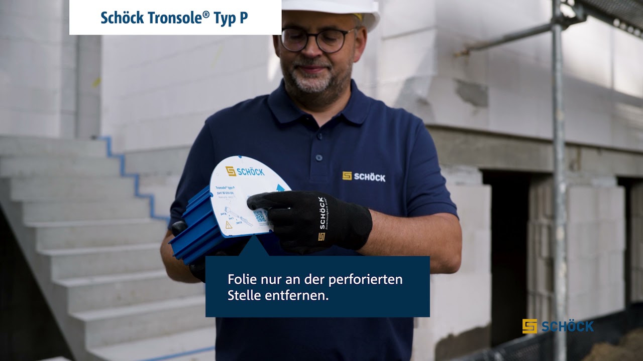 Schallbrückenfreier Einbau von Fertigteilpodesten
