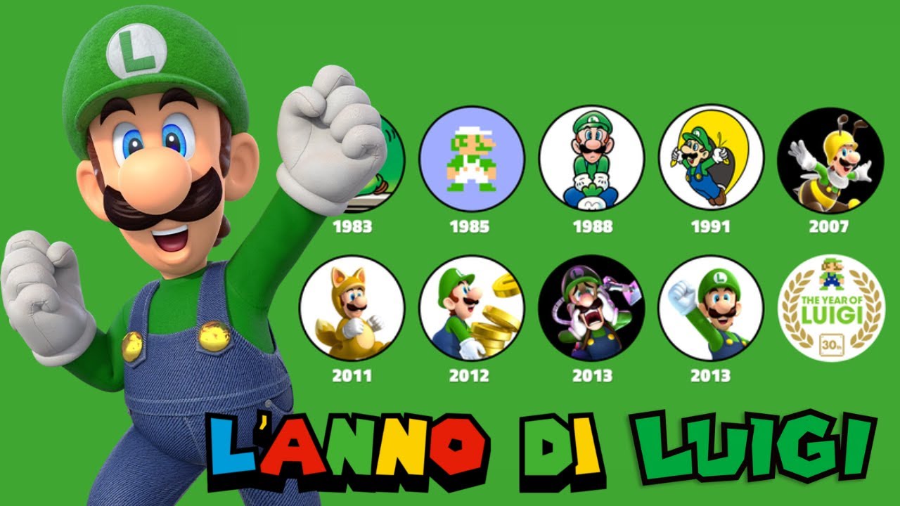 L’ANNO DI LUIGI – Quando Nintendo decise di celebrare il fratello minore di MARIO | Pinoadre02