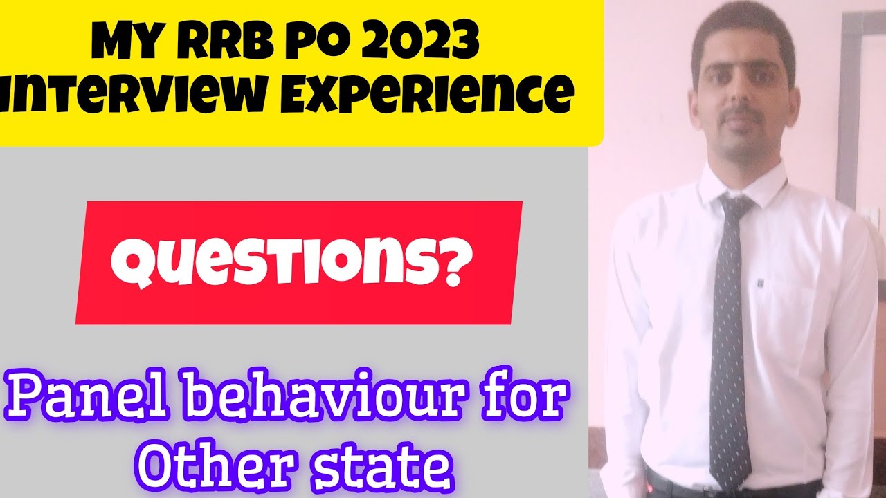 RRB PO INTERVIEW Experience.. 2023..Other State #rrb #rrbpo