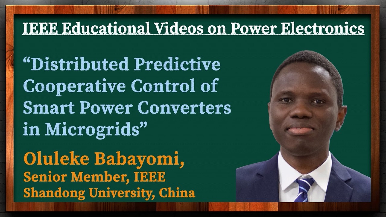 P3 Talk | Distributed Predictive Cooperative Control of Smart Power Converters in Microgrids