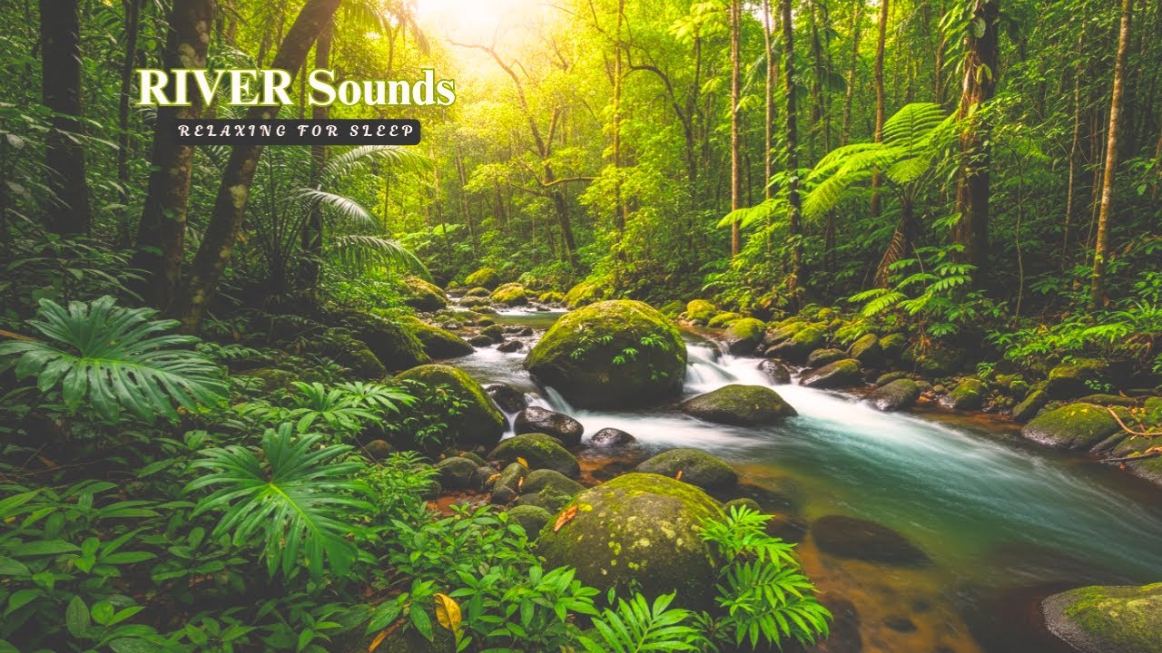 Deep Relaxing Sleep 🌿 River Sounds for Overnight Calm