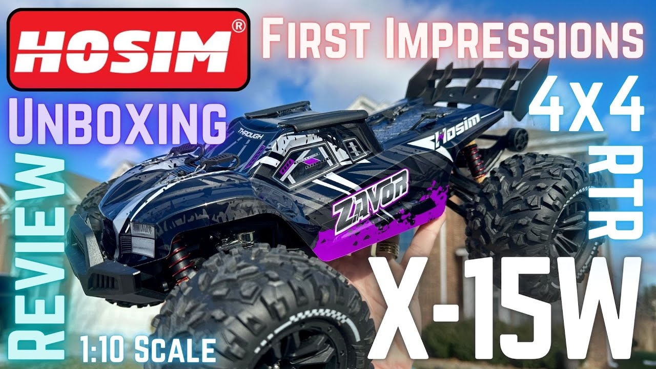 Hosim X15W ZAVOR 1/10 Scale RC Truck RTR Unboxing Review - First Impressions