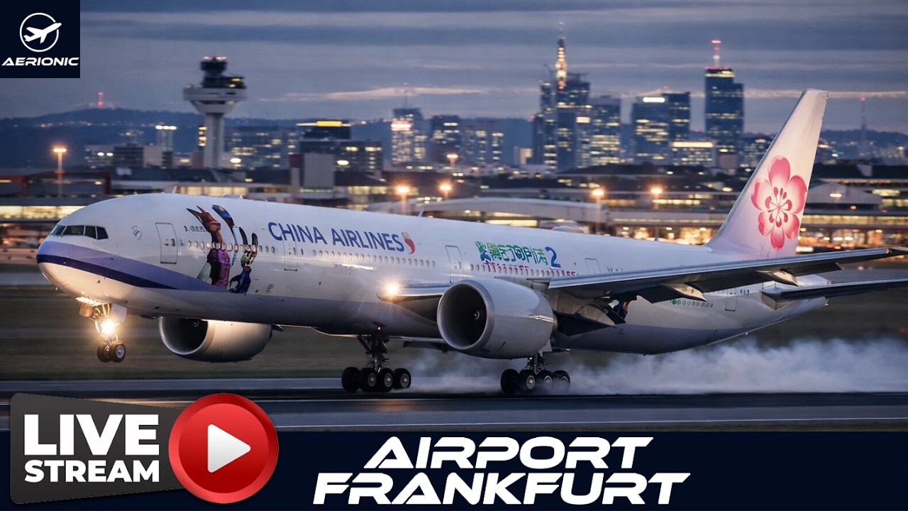 ✈️ LIVE 2K Frankfurt Airport (FRA) &mdash; Tuesday Morning: China Airlines B777! 10&deg;C RWY 18 | 31 Mar 2026