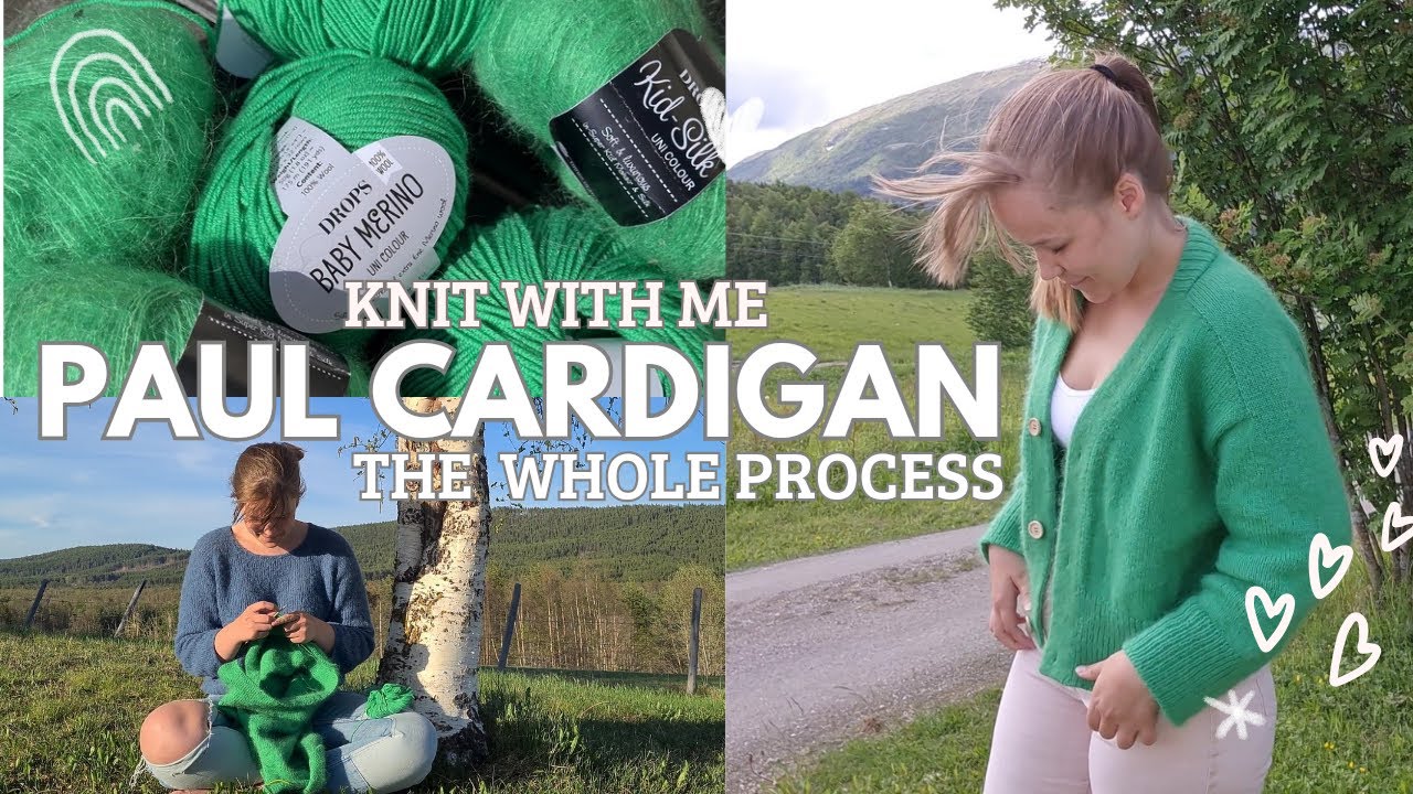 Paul Cardigan by Morecaknit - Knit with me // Project Vlog