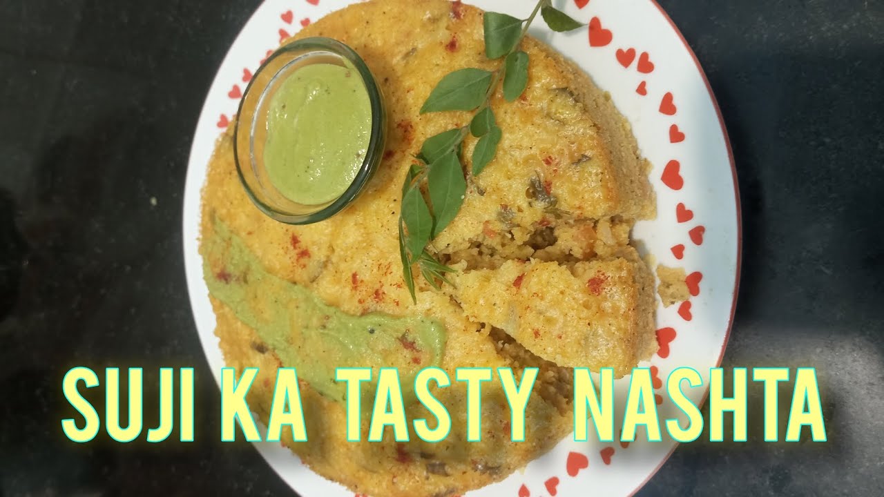 Aaj banaya suji ka tasty nashta😋