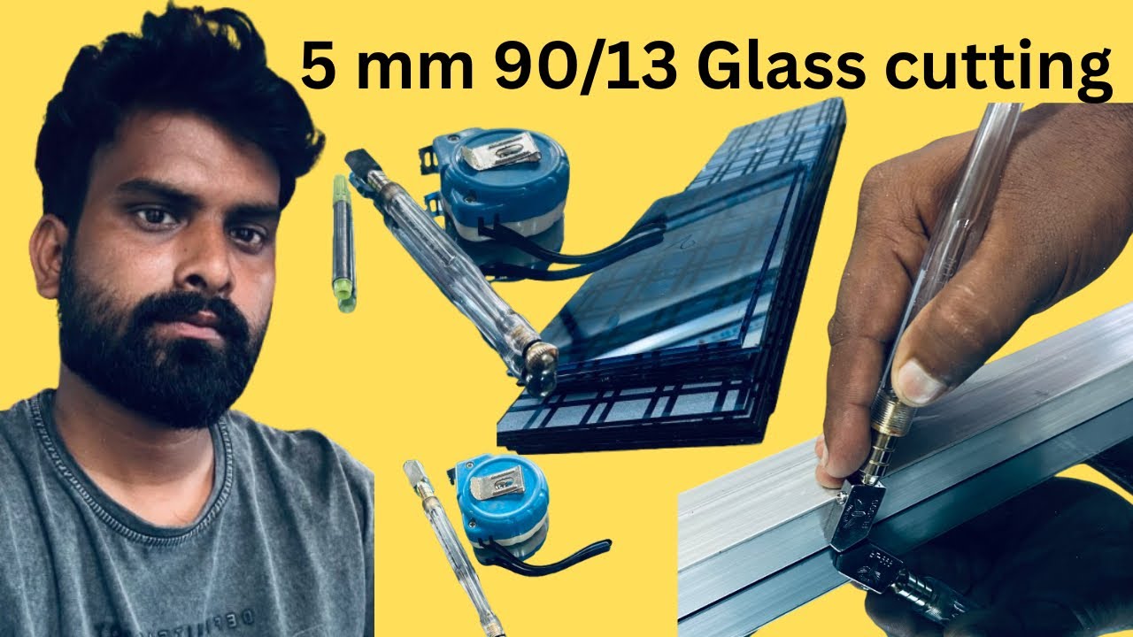5 mm 90/13 Glass cutting 5mm glass cutting, 5mm glass cutting trick, 10 mm glass cutting