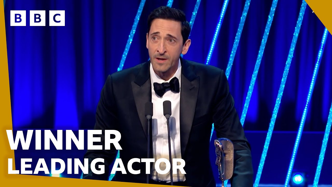 Adrien Brody wins Leading Actor | BAFTA Film Awards 2025