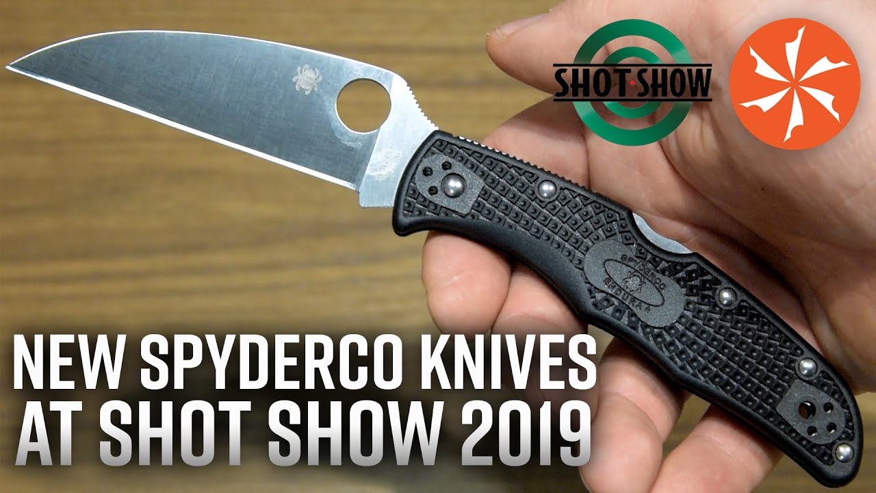New Spyderco Knives At SHOT Show 2019 (KnifeCenter Coverage)