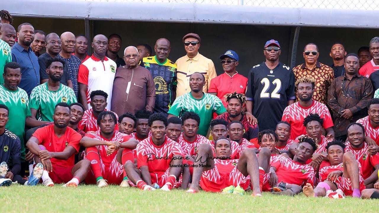 Asanteman Council visited Kotoko training grounds today ahead of Super Clash.