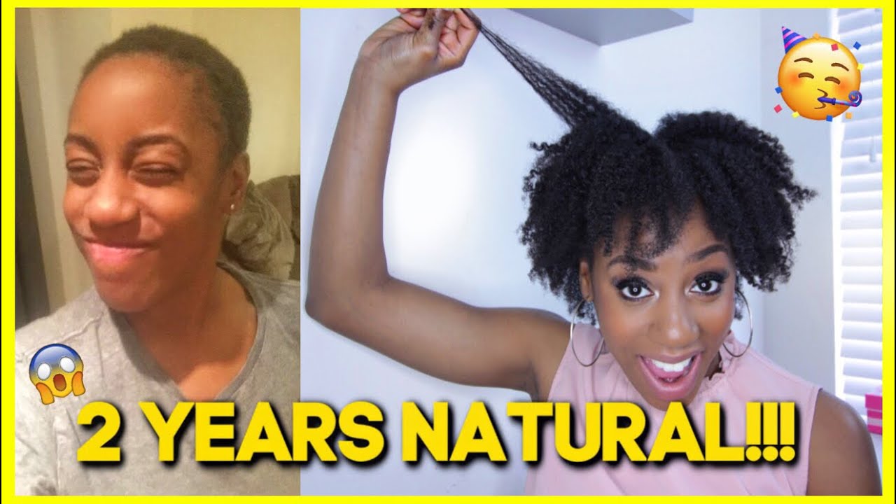 2 Years Natural Hair Growth!! | Length Check + Update