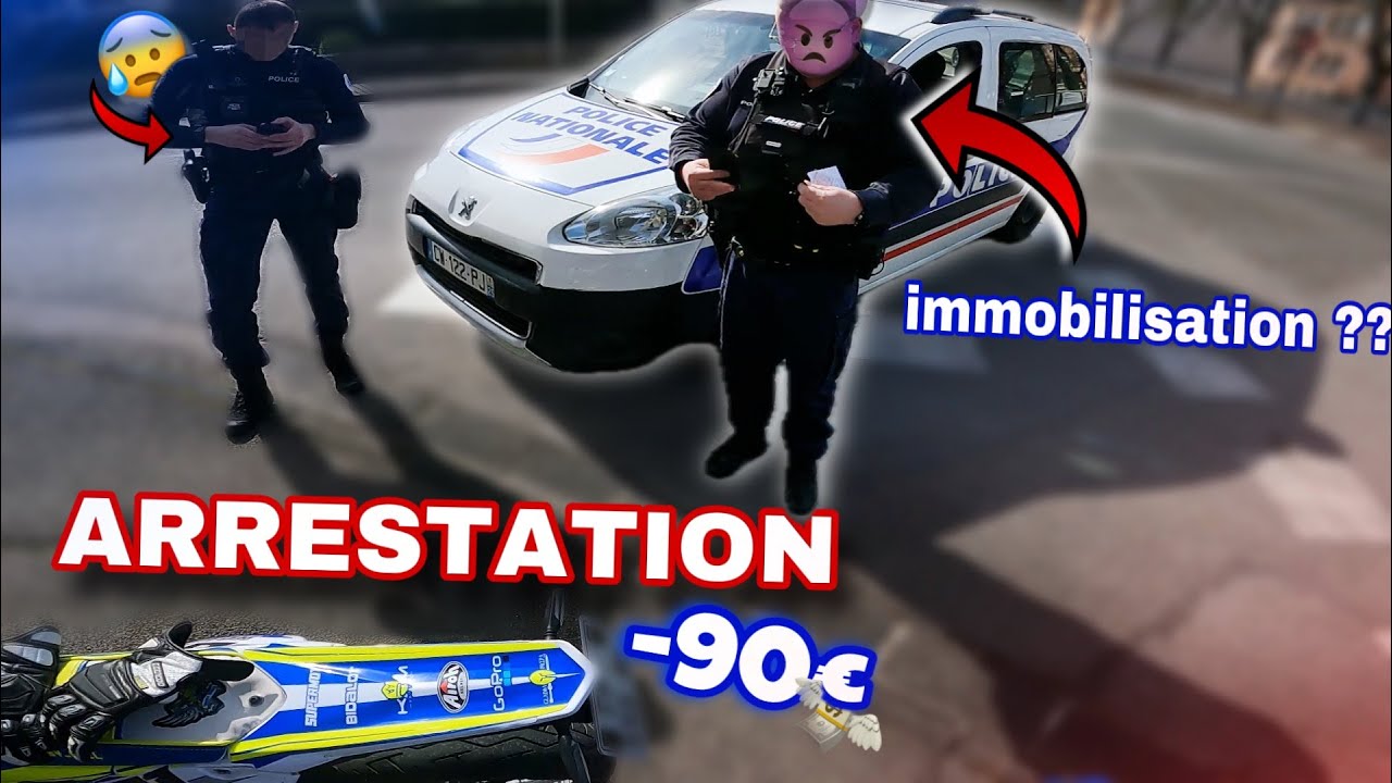 ARRESTATION EN 50CC : IMMOBILISATION ?! (90&euro; d'amandes) 👮😱🚨