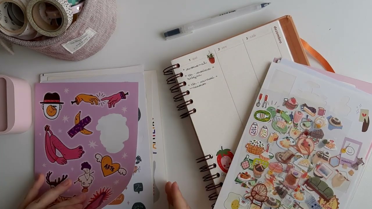 Planeje uma semana comigo | Organiza&ccedil;&atilde;o Semanal, Planner Flordemim