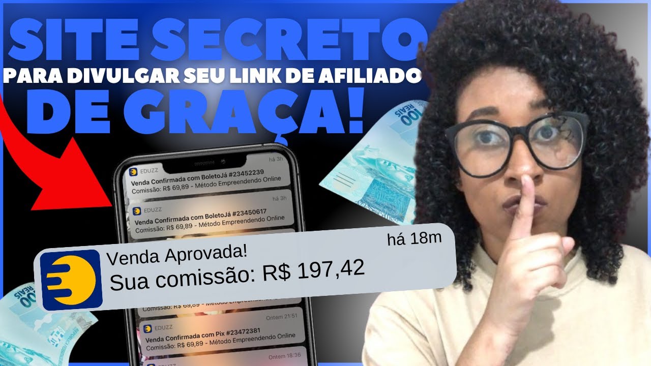 SITE SECRETO PARA DIVULGAR SEU LINK DE AFILIADO (An&uacute;ncios gratuitos)
