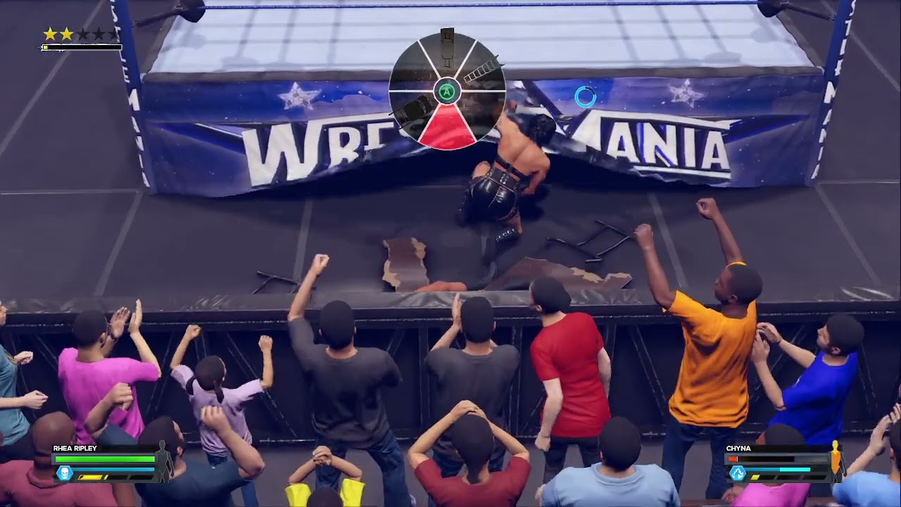 WWE 2K24 Риа Рипли против Чайны