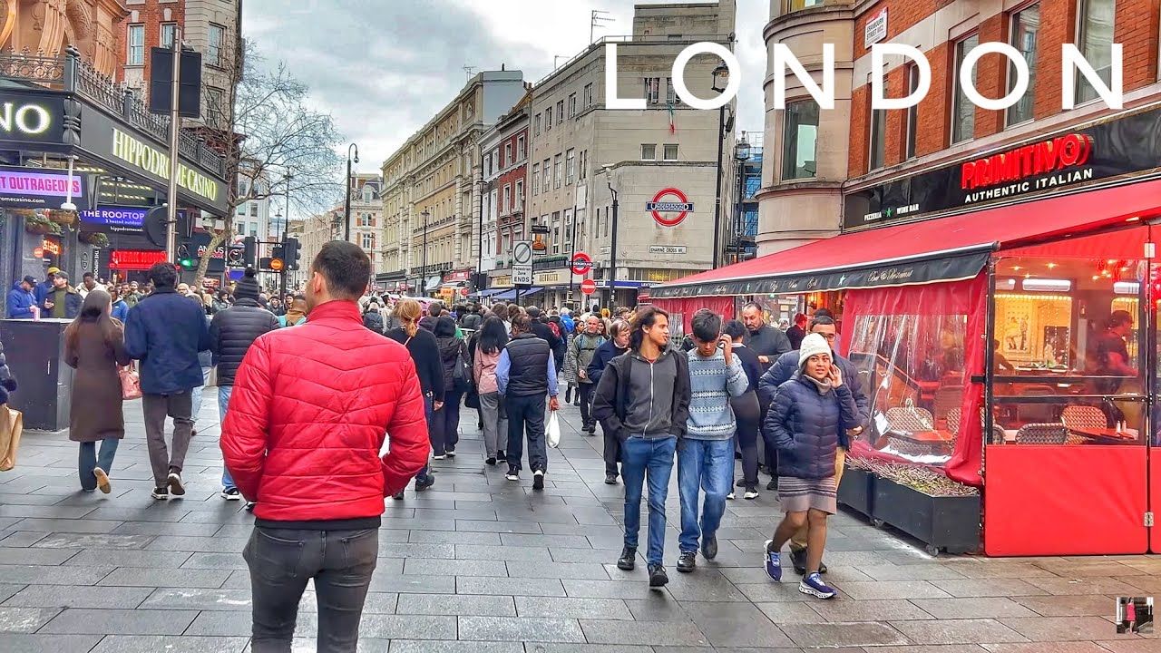 London City Walk - Central London Walking - Walking London Soho to Covent Garden & Strand [4K HDR]
