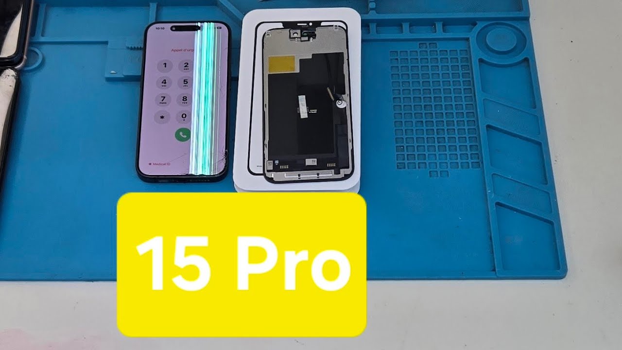 Apple iPhone 15pro screen replacement #technicianlady