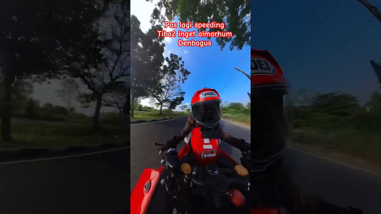 Al-fatehah buat almarhum Denzbagus 🤲🏻 #mantole #ninja #zx25r