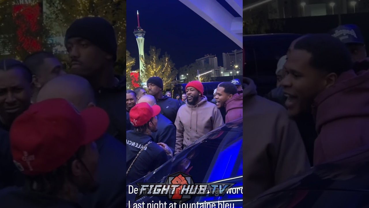 Gervonta CONFRONTS Devin Haney in HEATED confrontation!