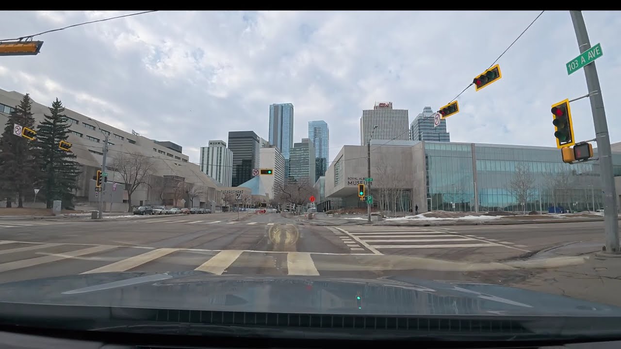 Edmonton Driving | Downtown to West Edmonton Mall| March 7 2026| weekend | MacEwan University |