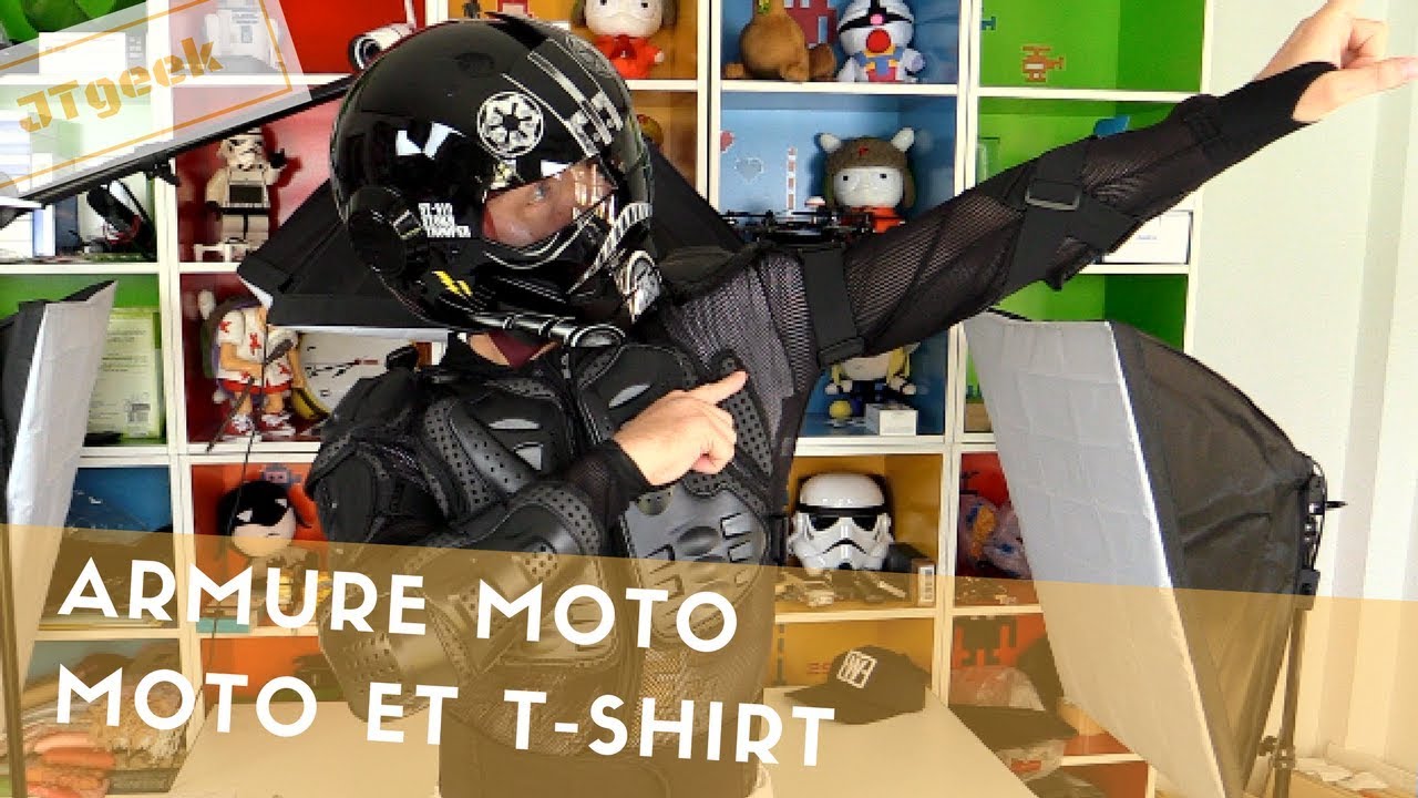 Armure Moto pas cher, faire de la moto en T shirt c'est possible