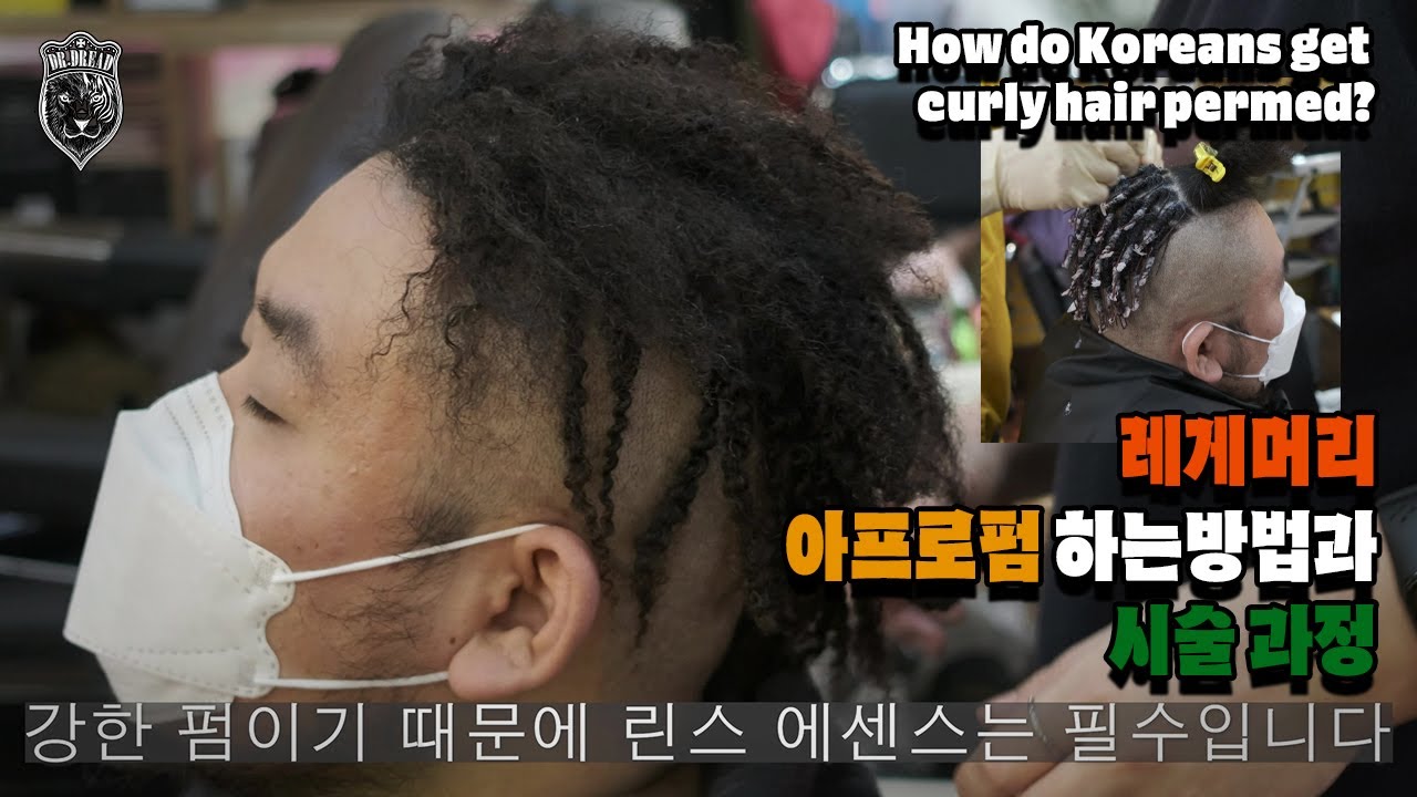 아프로펌 하는 방법  (핀펌 핑펌)레게머리 [닥터드레드]
