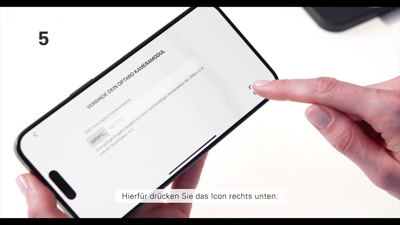Inbetriebnahme der optaro® App
