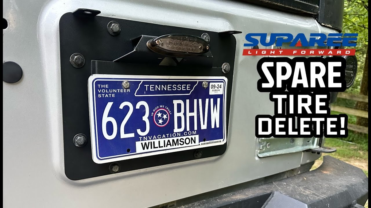 Installing the SUPAREE Spare Tire Delete Kit | 07-18 | Review & Install | 4K
