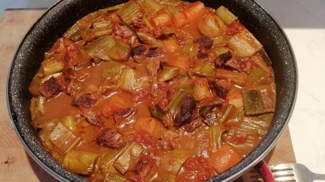 Junetina u pivu i povrću, Beef in beer and vegetables