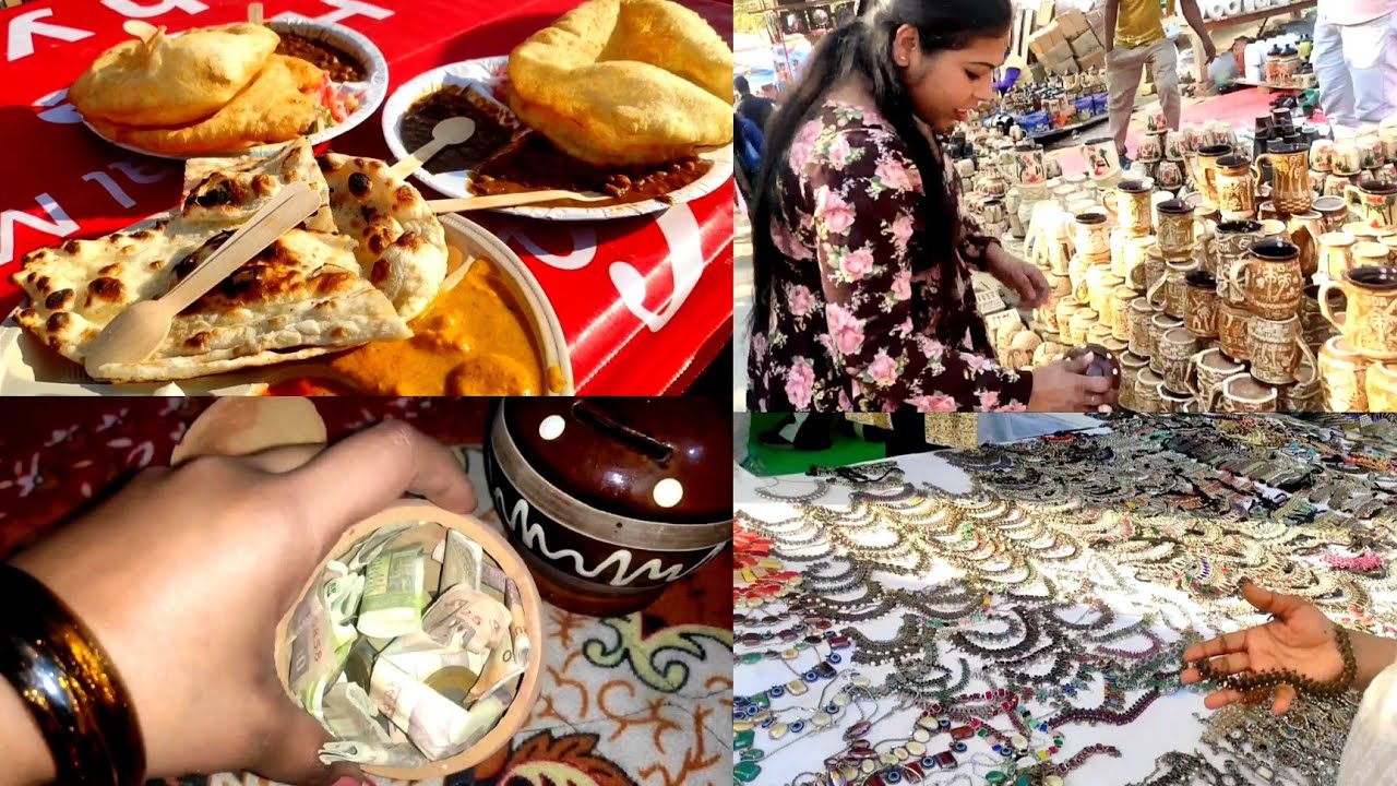 हस्तशिल्प मेला सूरजकुंड | Surajkund Mela | Handicraft Fair In Surajkund | Chole Bhature, Mini Naan