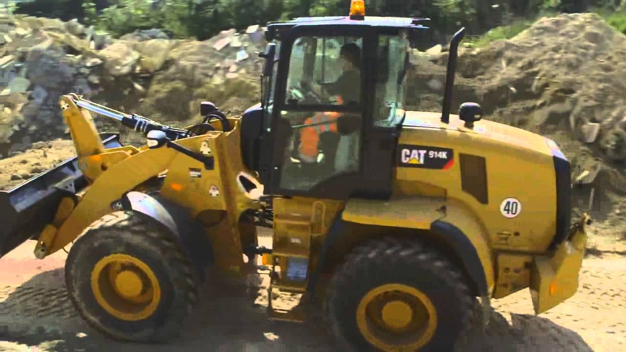 Cat® 910K and 914K Compact Wheel Loaders at Work