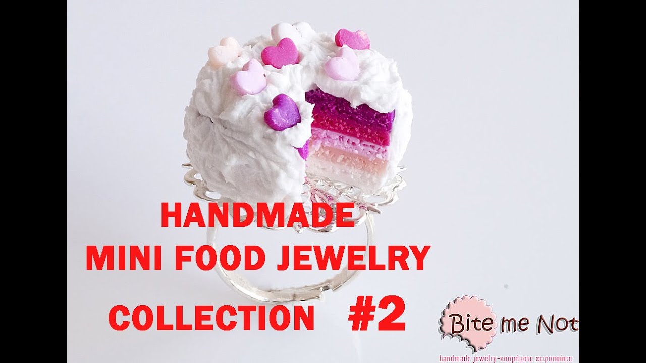 Handmade Miniature Food Jewelry from Polymer Clay: Collection #2 from Bite me not jewels