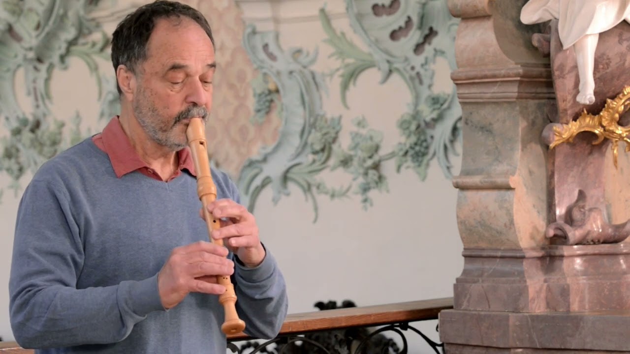 Telemann, Fantasia 1 A-dur,  Conrad Steinmann Blockflöte