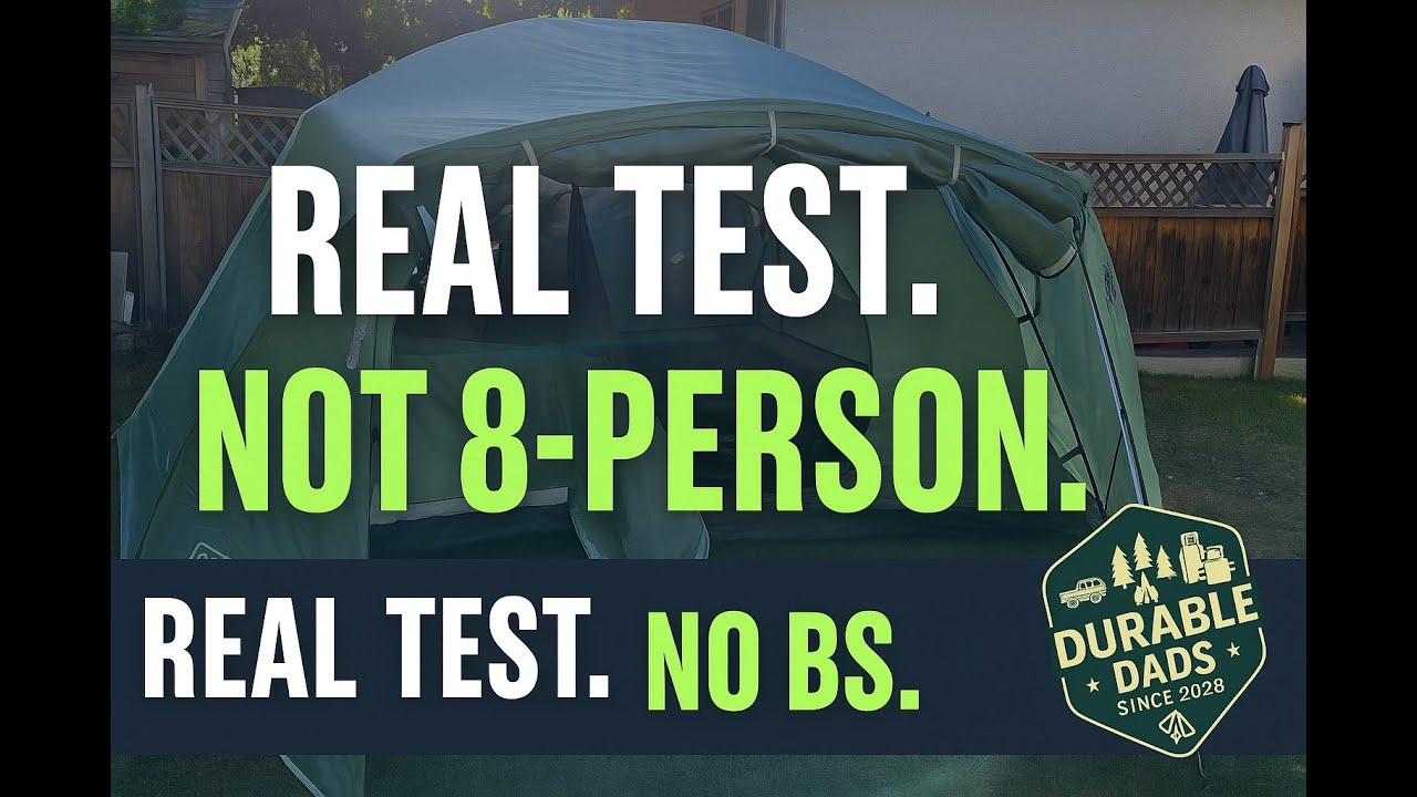 Back to Basics: Costco Tent Test in the Backyard (Skydome 8-Person Reality Check)