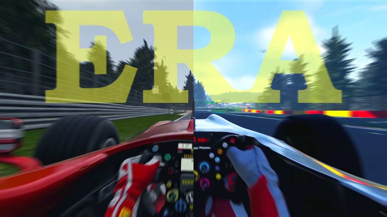 7 minutes of F1 Classic cars