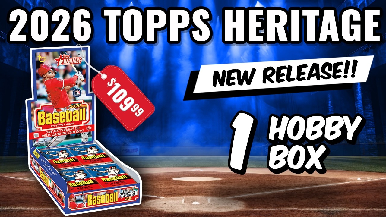 🚨NEW RELEASE🚨 2026 TOPPS HERITAGE HOBBY BOX