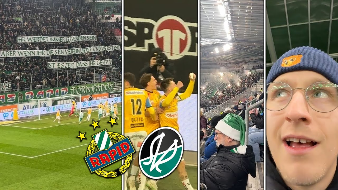 SK RAPID vs. SV RIED | Krise spitzt sich zu &ndash; Heimniederlage ⚠️ | Stadionvlog