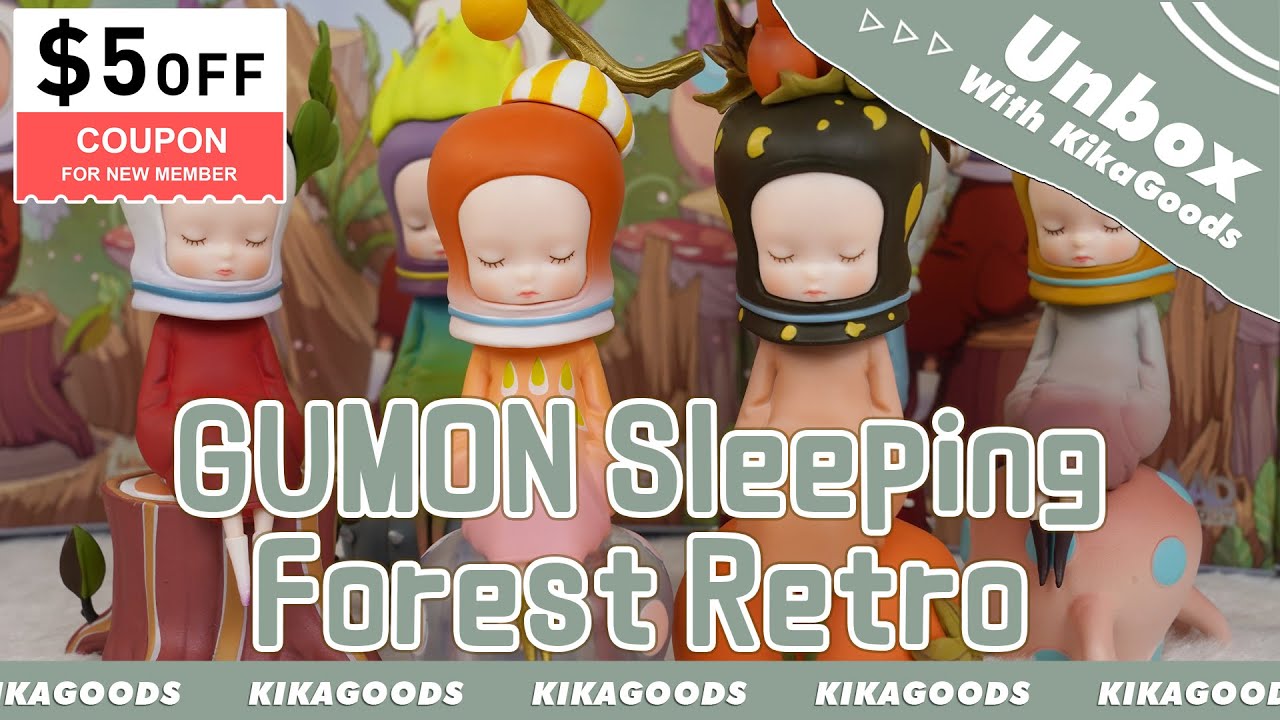 Unbox with KikaGoods | GUMON Sleeping Forest Retro Series 1 Blind Box