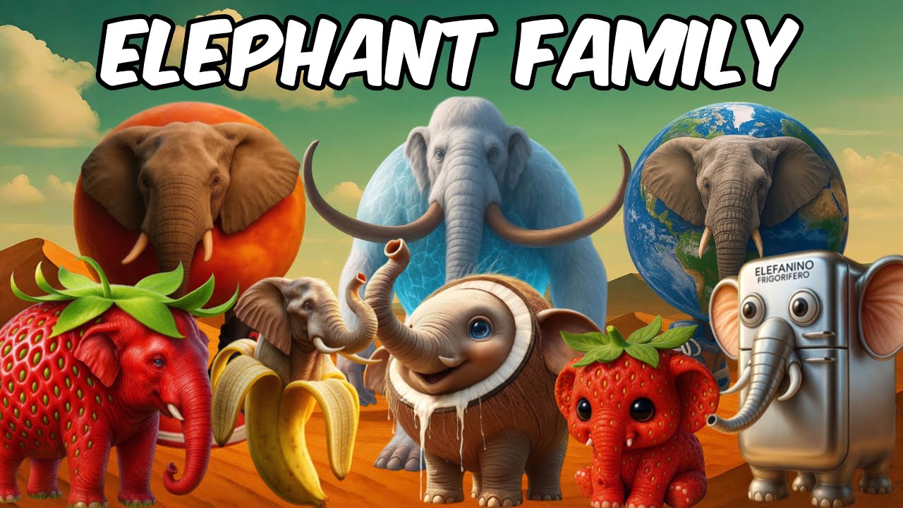 All Italian Brainrot Elephant Family