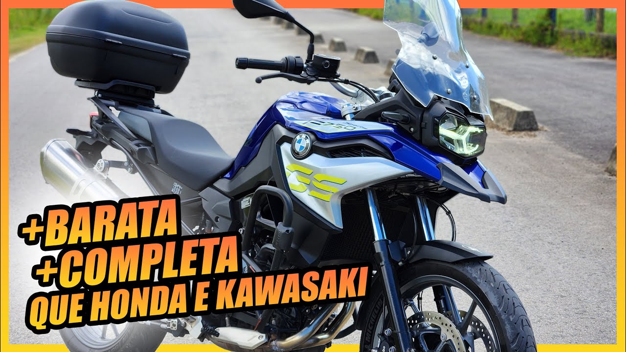 57 MIL REAIS NÃO SE GASTA COM HONDA OU KAWASAKI *TESTAMOS A BMW F750GS NA ESTRADA*