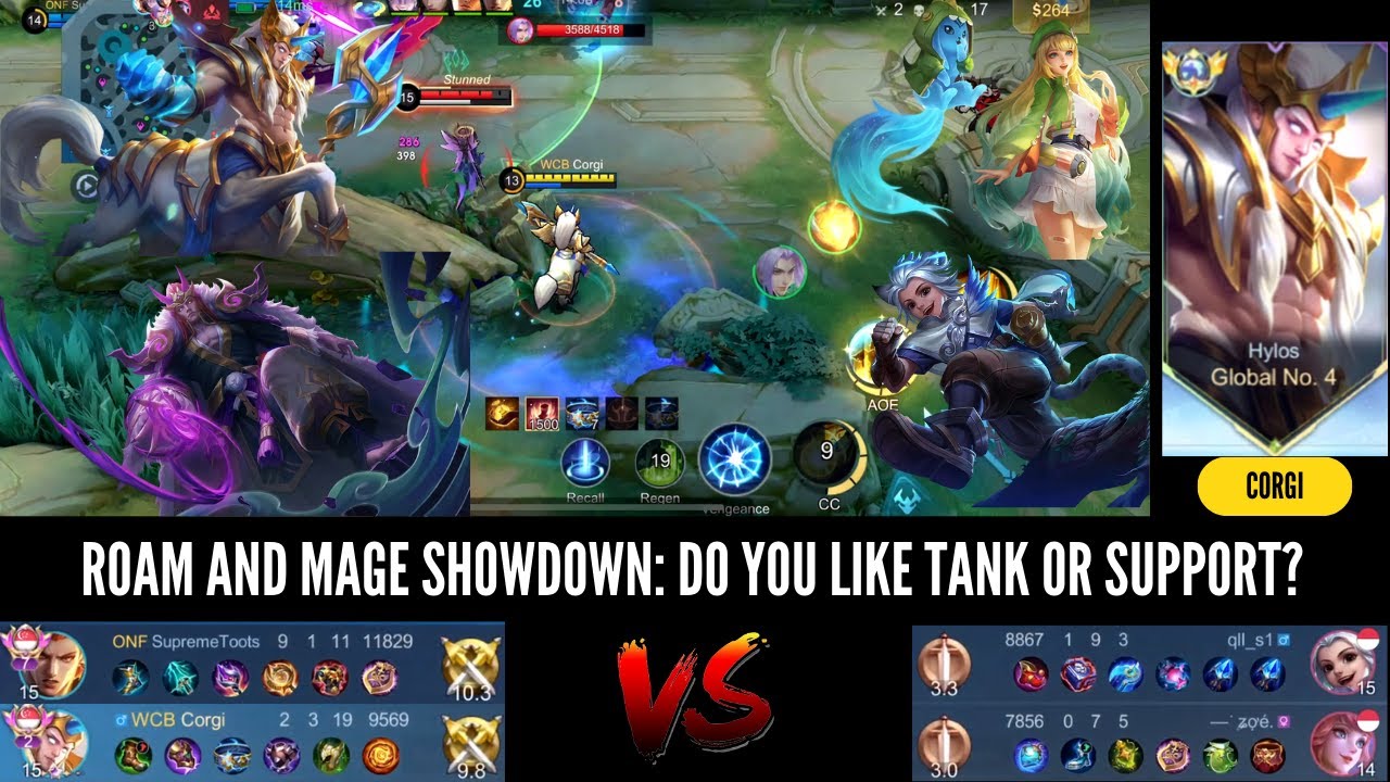 SEASON RESTART FIRST GAME - ROAM AND MAGE SHOWDOWN | HYLOS STUNS LING OFF THE WALL EPIC GAMEPLAY!