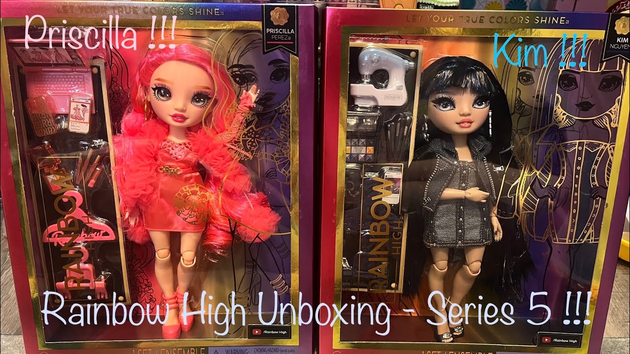 RAINBOW HIGH SERIES 5 - Unboxing! Kim & Priscilla!!!