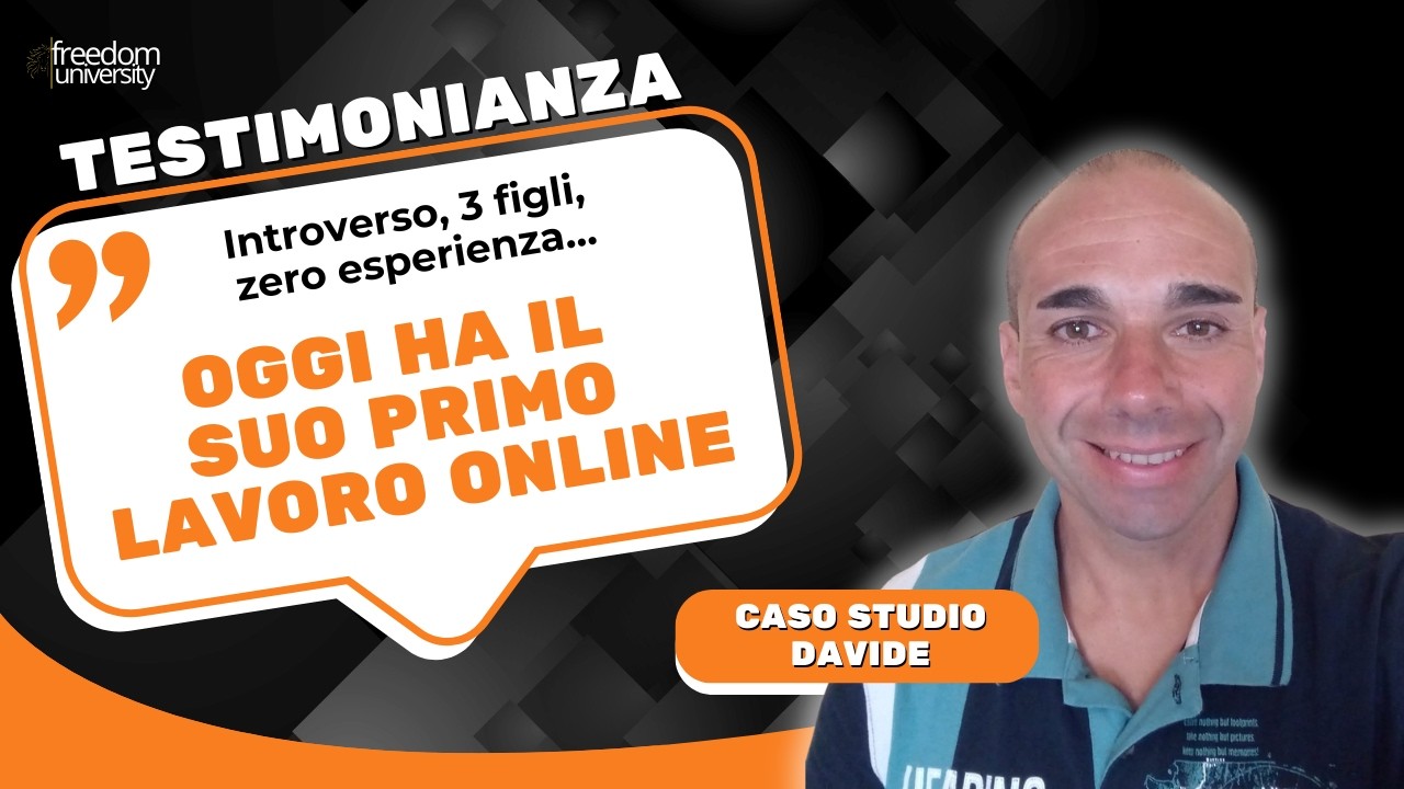44 anni, operaio edile, 3 figli… e in 3 mesi trova lavoro online