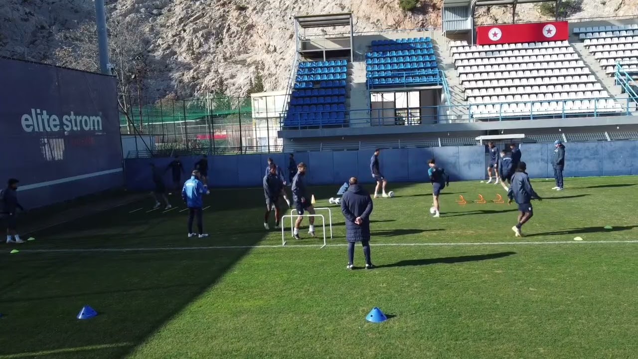 Football technical cross warm up+ COD sprint