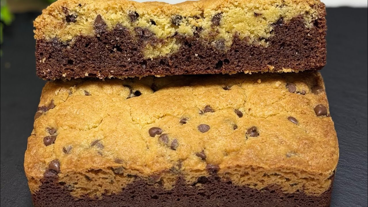 Chocolate Chip Cookie Brownies using pancake mix | tokyothesa 