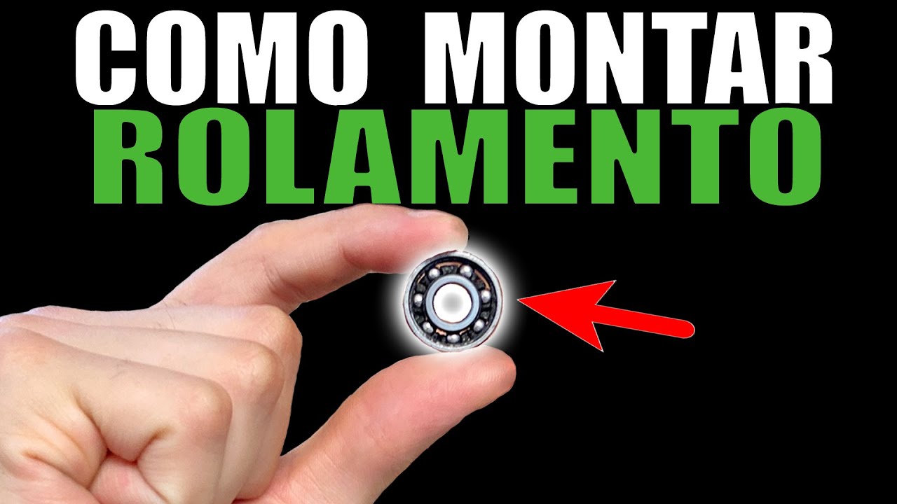 COMO MONTAR UM ROLAMENTO - MELHOR JEITO!!!